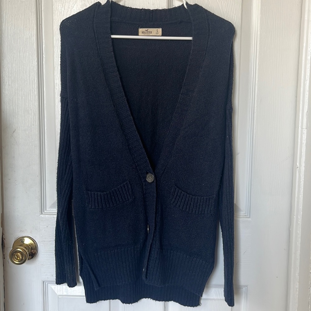Navy blue cardigan (good quality)